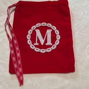 Monogrammed “M” Bag NWOT